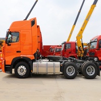 Truk Traktor Diesel Tugas Berat Sino Truck Howo T7 Euro 3 400hp 6x4 10 Roda Tahun 2026 Baru Dijual