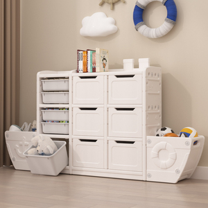 Kinder-Plastik-LKW-Bus Kleider- und Spielzeugorganizer und Aufbewahrungsregal Schublade Kleiderschrank Kinderschränke - Product Image 4