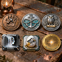 Monedas Conmemorativas de Diseño Nuevo, de Buena Calidad, Sublimadas, Multifuncionales, de Lujo, Estilo Antiguo