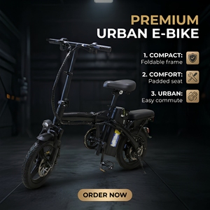 350W Foldable City Single Speed Brushless Rear <b>Hub</b> Smart Electronic Type 25km/h Urban Commuting CS-M7 CS-M7 - Product Image 1