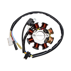 คอยล์แม็กนีโตสเตเตอร์สำหรับ HM50 GY6 50 8 ขั้ว ระบบจุดระเบิดคู่สำหรับรถจักรยานยนต์ อะไหล่ทดแทนระบบชาร์จ - Product Image 2