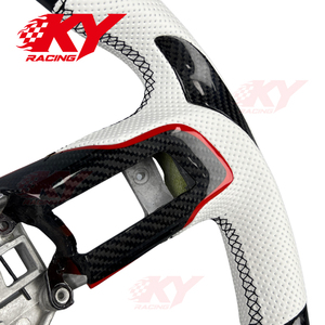 Volante Deportivo Personalizado de Fibra de Carbono para Ford Mustang GT 2015-2023 GT500 Shelby EcoBoost, Accesorios para Automóviles - Product Image 3