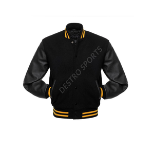 Respirant grande taille collège Baseball Varsity veste hommes qualité supérieure laine corps printemps avant personnalisable - Product Image 3