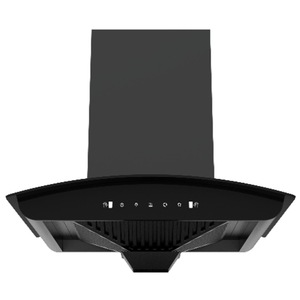 Campana Extractora de Cocina Moderna, de Aluminio con Cristal Curvo, con Filtro Deflector, de Alta Calidad para Uso en Hoteles - Product Image 2