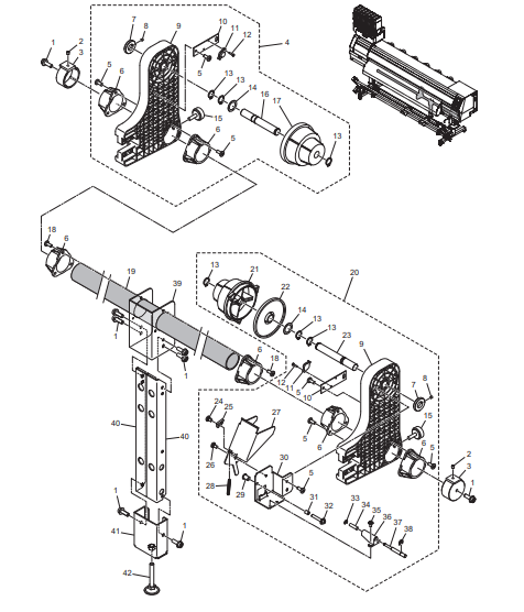 Original Mimaki Feeding R Assy M015276| Alibaba.com 