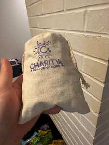 Bolsas de Lona Personalizadas con Doble Cordón, Diseño Geométrico, Muselina de Algodón Premium, 4 x 6 Pulgadas - Product Image 3