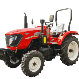 Tractor de Ruedas 4x4 Rojo con Transmisión por Engranajes para Uso Agrícola, Maquinaria Agrícola de Alto Nivel de Seguridad - Product Image 1