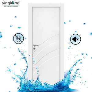 Portes et cadres blancs en promotion en Israël, surface finie stratifiée imperméable pour chambres, <span class=keywords><strong>porte</strong></span> plate en polymère ABS/PVC/WPC - Product Image 3