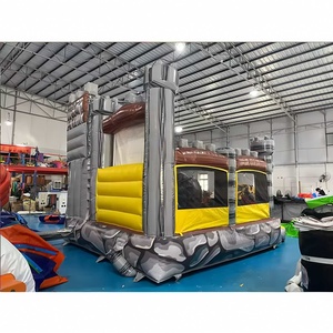 Thương mại ngoài trời trẻ em <span class=keywords><strong>Inflatable</strong></span> nhảy lâu đài | Hiệp sĩ của lâu đài <span class=keywords><strong>Bouncer</strong></span> với Slide Combo | bao gồm quạt gió - Product Image 6