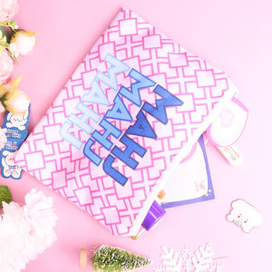 Borsa Cosmetica Portatile Personalizzata in Tela di Cotone Ecologica con Cerniera, Logo Personalizzato, Riutilizzabile, Multicolore, Promozionale per Articoli da Toilette - Product Image 6