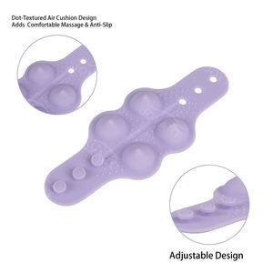 Emballage personnalisé Housse de volant en silicone à poignée massante pour la plupart des voitures, SUV, camions et camionnettes - Product Image 2