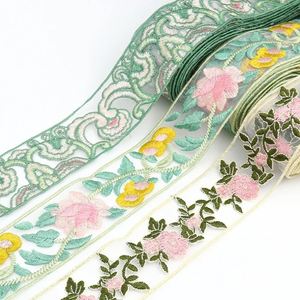 Nouvel accessoire en dentelle d'organza Xixiu de style ethnique rétro, broderie florale de style chinois, code-barres, DIY, pour vêtements, col de Hanfu - Product Image 3