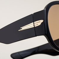 Lunettes de soleil surdimensionnées Partagas pour femmes, avec logo personnalisé, protection UV400, style mode, vente en gros