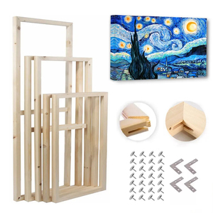 Marcos de Madera Grandes de 70x100cm para Arte de Pared, para Barras de Lienzo, para Pintura al Óleo y Lienzo - Product Image 1