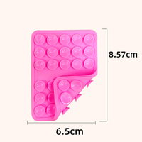 Cadeau de fête, ventouse adhésive en silicone pour téléphone à deux côtés, cadeau, ventouse en silicone double face pour téléphone, support de téléphone