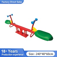 Offre Spéciale : Balançoire à Bascule pour Enfants avec Cadre en Plastique et Métal Durable pour Jardins d'Enfants et Aires de Jeux de Parcs d'Aventures