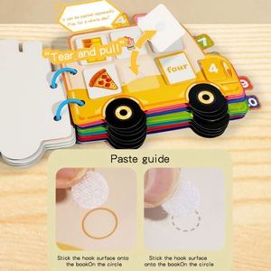 Livre de puzzle pour enfants, idéal pour l'apprentissage en déplacement, préscolaire, maternelle, comptage des nombres de 1 à 10 - Product Image 6
