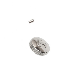 Pièces de rechange de luxe pour montre <span class=keywords><strong>Tissot</strong></span> : Bouton poussoir de remontage en acier inoxydable pour couronne de montre T019 - Product Image 2
