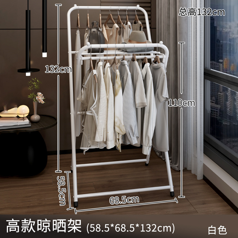 Blanco - Tamaño regular mejorado - Plegable de 132 cm