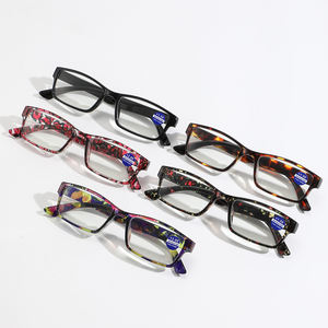 Unisex moda corretiva Óculos Full-Rim Quadro Squared <span class=keywords><strong>Lens</strong></span> para Presbiopia Lightweight Reading Glasses - Product Image 2