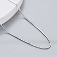 Collar de Cadena de Plata de Ley 925 MILO MLSN07, Joyería Fina Unisex de Moda, Regalo de Boda, Venta al Por Mayor