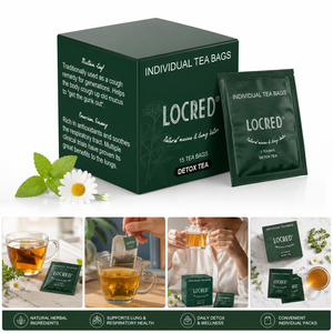 Té de Hoja de Gordolobo Natural para Desintoxicación Pulmonar, Apoyo Respiratorio para Fumadores, Limpieza de Mucosidad, Té Desintoxicante Pulmonar, 15 Bolsitas - Product Image 2