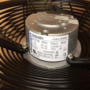 Ventilateur axial à rotor externe ebmpapst S3G350-AA58-01 M3G074-CF 230V AC 1.25A 1850W 1540RPM avec roulement à billes IP44 - Product Image 3