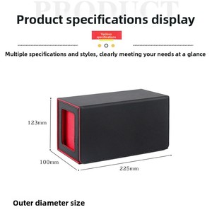 Scatola per Dadi in Cartone Magnetico a Scomparto Singolo con Separazione Verticale, Custodia per Carte Collezionabili Personalizzata a Cinque Strati - Product Image 4