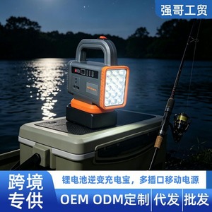 สถานีไฟฟ้าพกพา Starker พร้อมไฟฉาย LED 15 ดวงในตัว สำหรับใช้งานกลางแจ้ง - Product Image 2