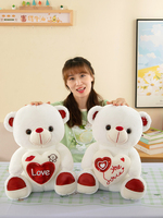 Styles les plus populaires : Ours en peluche doux, jouet en peluche pour la Saint-Valentin et la fête des mères, peluche