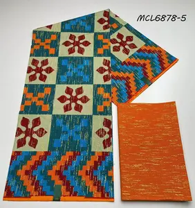 Phi in siêu Sequins sáp vải 100 cotton thực vlisco Hà Lan siêu sáp 4 yards & 2 yards