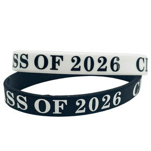 Pulsera de Silicona Ecológica Personalizada con Impresión Serigráfica para Celebración Maestro-Alumno, Graduación, Promoción, Tamaño Personalizado 2026 - Product Image 4
