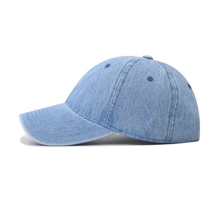 <strong>Old</strong> Classic Denim Baseball Cap Sporty <strong>Street</strong> Style Outdoor Golf Hat Soft Crown Dad Hats - Product Image 4