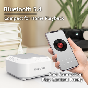 เครื่องช่วยการนอนหลับ OEM 28 เสียงผ่อนคลาย วัสดุ ABS เครื่องเสียงช่วยให้นอนหลับลึก ไฟกลางคืนสำหรับเด็ก เครื่องเสียงไวท์นอยส์แบบพกพาสำหรับเด็กทารก - Product Image 5