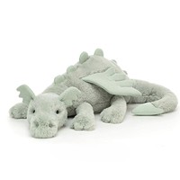 Peluche en coton biologique Jelly Cats, Dragon du Ciel et Dragon des Neiges, poupée en peluche moelleuse, rembourrage en PP, coussin lesté doux