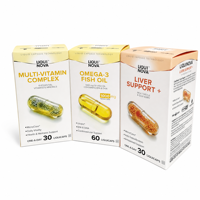 Boîte d'emballage personnalisée pour médicaments en papier, conception de boîte pour compléments alimentaires, emballage de capsules de vitamines, pilules, emballage pharmaceutique