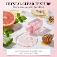 Huile à lèvres mate à base de plantes qui change de couleur pour les lèvres sèches, hydratante, maquillage quotidien, logo personnalisé, cosmétique de beauté