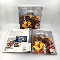 Buku Resep Kustom Kualitas Tinggi Binder Menu Printing Desain Modis