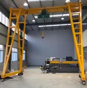 3 Ton Mobile Crane Hoist Ground Remote Control Motor Bearing for Construction Factory/Warehouse Lifting 3.5m - Product Image 1