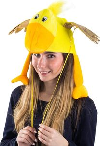 Divertido Accesorio de Halloween con Forma de Animal de Granja, Sombrero de Pato con Alas Móviles para Disfraces de Fiesta - Product Image 4