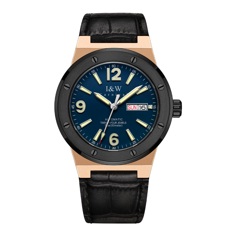 CADRAN NOIR BRILLANT BLEU