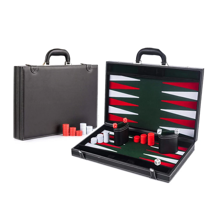 OME персонализированный набор из искусственной кожи для путешествий, нарды, портативный набор нарды, шашки