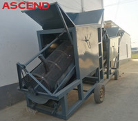 Machine à étagères de sol, 10, 20, 30, 50 tonnes par heure, tambour rotative, séparateur d'écran
