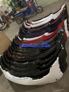 JIFUQI pour Tesla Model 3 Y X <span class=keywords><strong>S</strong></span> Gamme complète de pièces externes de pièces de rechange automobiles en plastique Pièces de châssis Kit de carrosserie