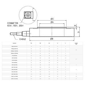 Sensores Veidt para Básculas Digitales Coreanas Dacell Grandmaster Originales CWW-K50, CWW-K100, CWW-K200, CWW-K500 con Pantalla Digital y Peso Preciso - Product Image 4