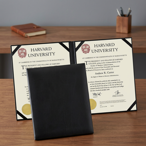 Premium Quality Durable Custom PU Leather Tableware <b>Certificate</b> Holder & <b>Folder</b> Customized Size & Logo - Product Image 3