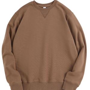 <span class=keywords><strong>Felpa</strong></span> Girocollo in Spugna Pesante 380g Stile Americano, <span class=keywords><strong>Tendenza</strong></span> Giovanile Autunno Inverno, Cotone Pettinato, Manica Lunga, Tinta Unita Grigio Chiaro XXS - Product Image 5