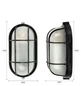 Ngoài Trời Không Thấm Nước IP65 Bề Mặt Gắn Kết LED Vách Ngăn Ánh Sáng E27 Đèn Chủ - Product Image 4