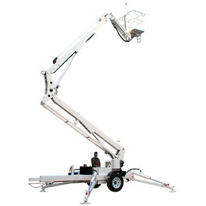 Kualitas tinggi bensin Towable <span class=keywords><strong>12m</strong></span> 18m 22m Articulated Towable Boom <span class=keywords><strong>Lift</strong></span> dengan CE - Product Image 2
