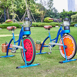 EXI Bike Blender Blue Custom Juice Vintage entertainment Party Bikes in vendita - Product Image 5